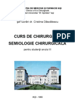 Curs de chirurgie și semiologie chirurgicală (Cristina Dăscălescu) Iași, 1999