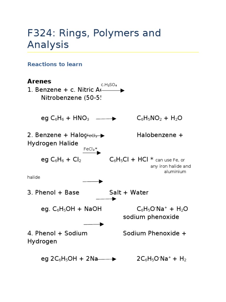 Equations To Learn Ester Alcohol