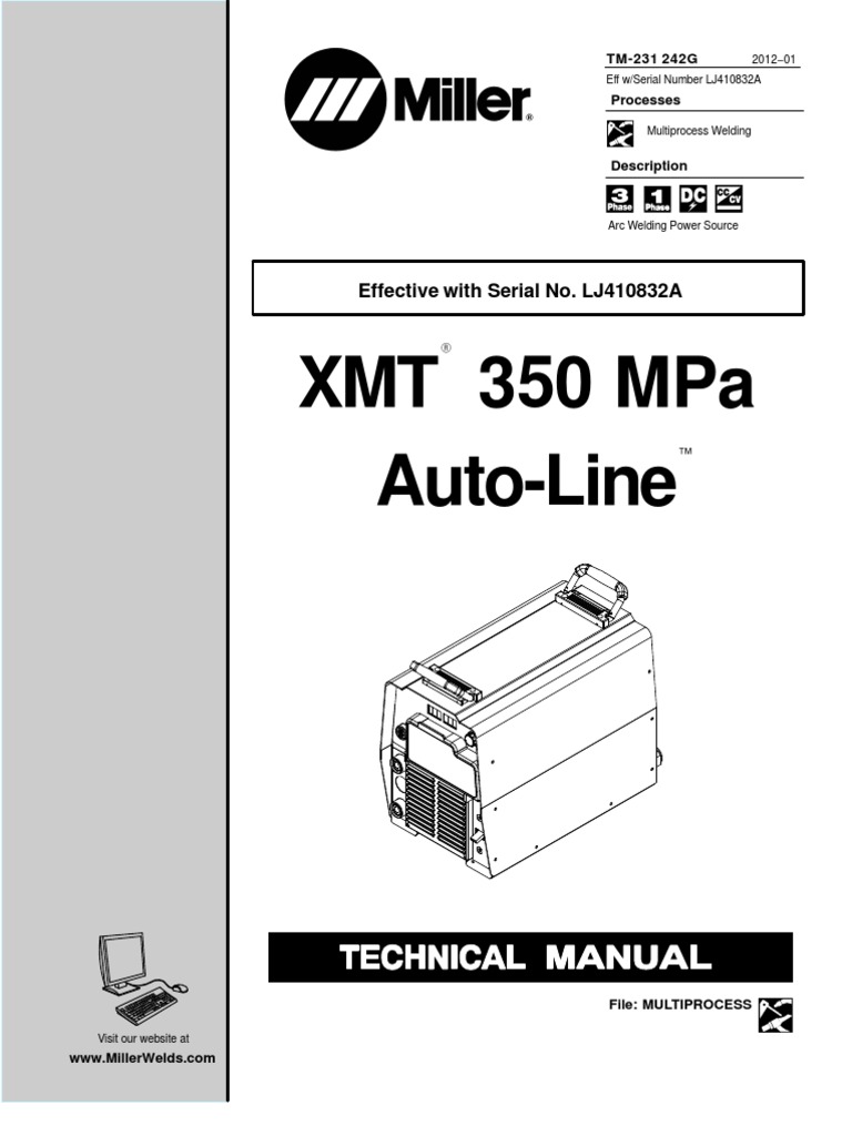 Miller Xmt 3 Wire Diagram - Wiring Diagram