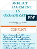 13 Conflict Management in Organization 