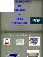 GSM, GPRS, Cdma