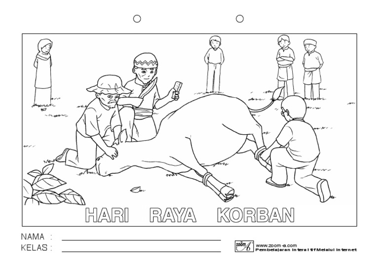 Pra Sekolah Mewarna Gambar Berbuka Puasa