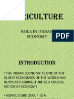 Agriculture: Role in Indian Economy