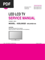 ServiceManuals LG TV LCD 42SL90QD 42SL90QD Service Manual