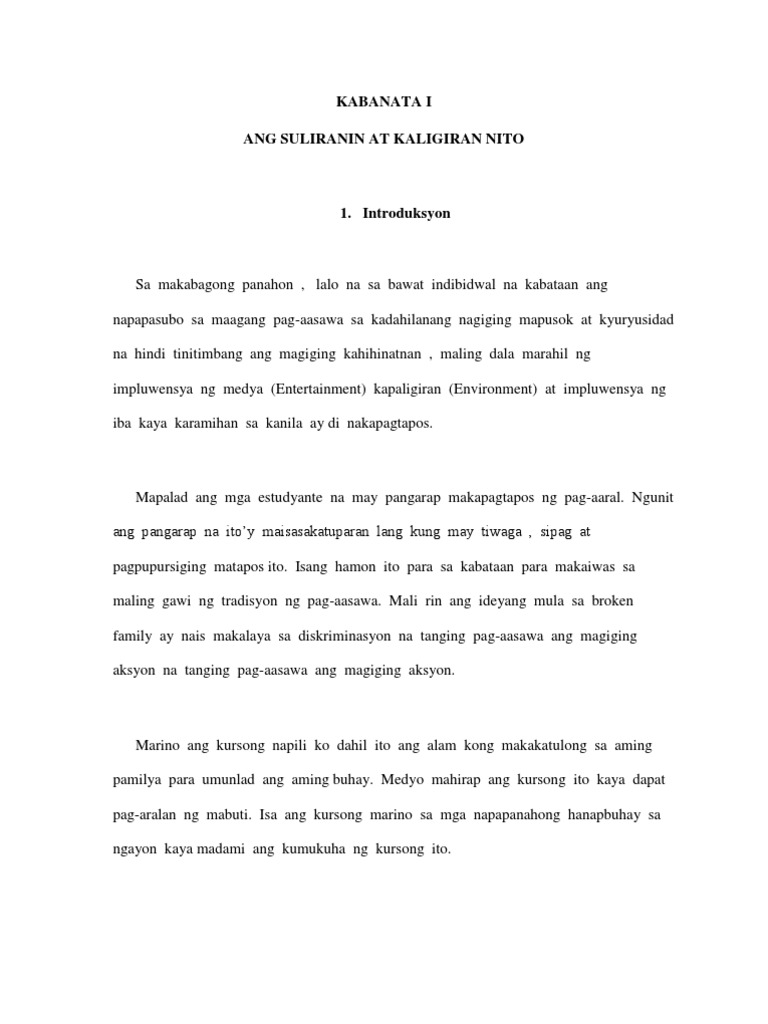 Pananaliksik tungkol sa pag aasawa picture