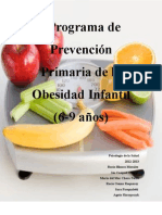 Final Programa de Prevención Primaria de La Obesidad Infantil