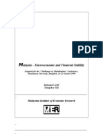 Alaysia Macroeconomic and Financial Stability: Malaysian Institute of Economic Research