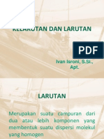 Farmasi Fisika - Kelarutan Dan Larutan