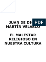 Martin Velasco Malestar Religioso Nuestra Cultura