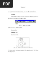 Autocad 3 Boyutlu Nesneleri Kaplama Ve Gölgelendirme