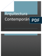 Arquitectura Contemporánea Titulo