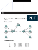 Practica de Laboratorio 4.4.3 Configuracion Del VTP para Solucionar Problemas