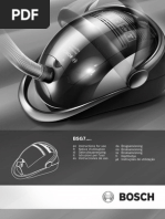 Bosch BSG71266 Vacuum Cleaner Manual