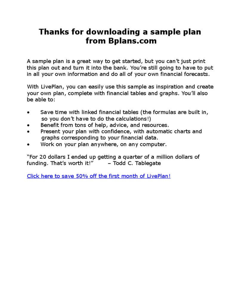 Coffee Distribution Business Plan PDF Retail Drink