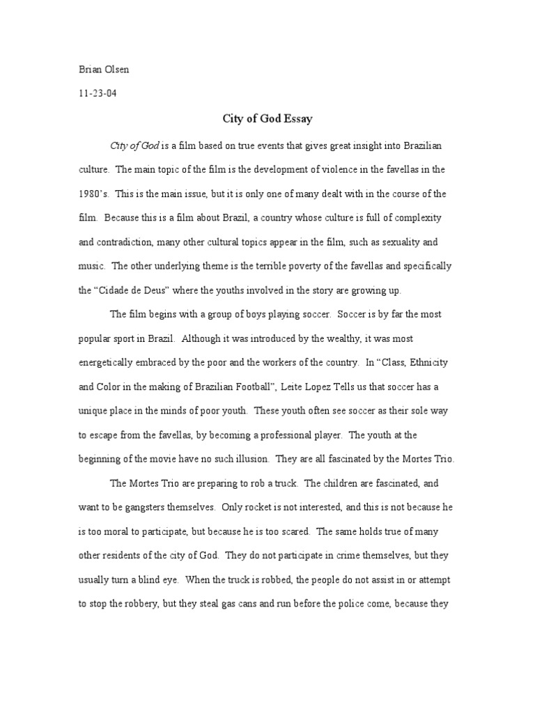 Essay about helps others god