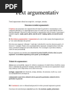 Text Argumentativ