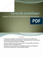 Curso de Escatología - Capítulo VIII