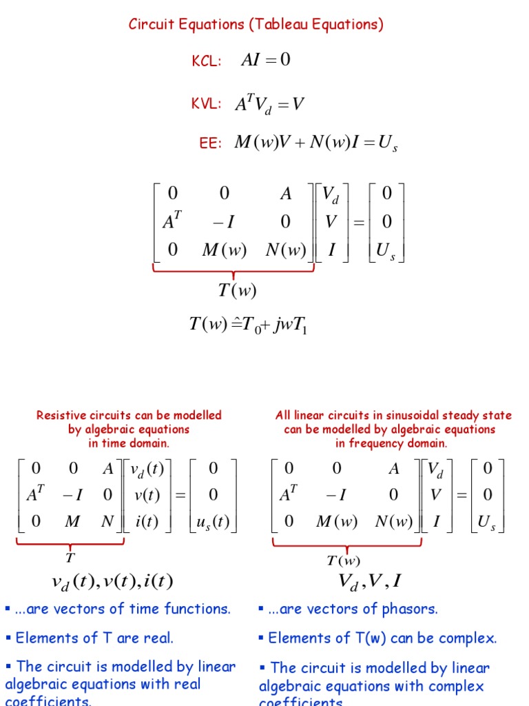 Circuit and System Analysis | PDF | Electrical Network | Mathematical ...