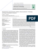 Woody Biomass Pretreatment for Cellulosic Ethanol Production- Technology and Energy Consumption Evaluation - US- WI- 2009.Df