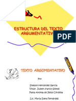 Estructura Del Texto Argumentativo