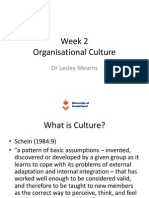 Unit 2 Organisational Culture