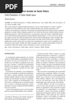 Artigo sobre prostituição infantil