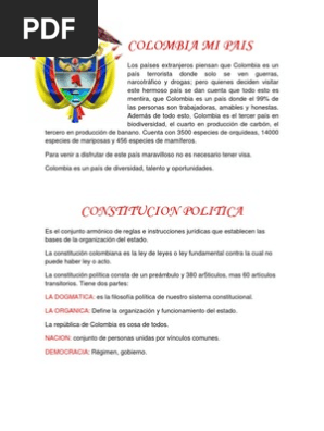 COLOMBIA: Un país de oportunidades Colombia: Un País de