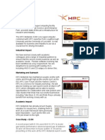 HPC Midlands E-Infrastructure Impact Report To EPSRC / BIS