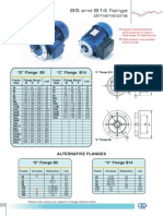 Electric Motor Flange Dimensions