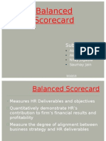 Balanced Scorecard: Submitted by