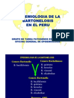 Epidemiologia de La Bartonelosis en Peru