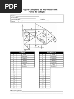 Folha Cotação - Figura Complexa de Rey