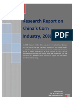 Research Report on China's Corn Industry, 2009