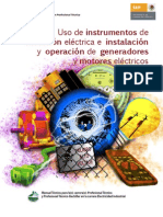 UsoDeInstrumentosDeMediciónEléctricaEInstalaciónYOperaciónDeGeneradoresYMotoresEléctricos