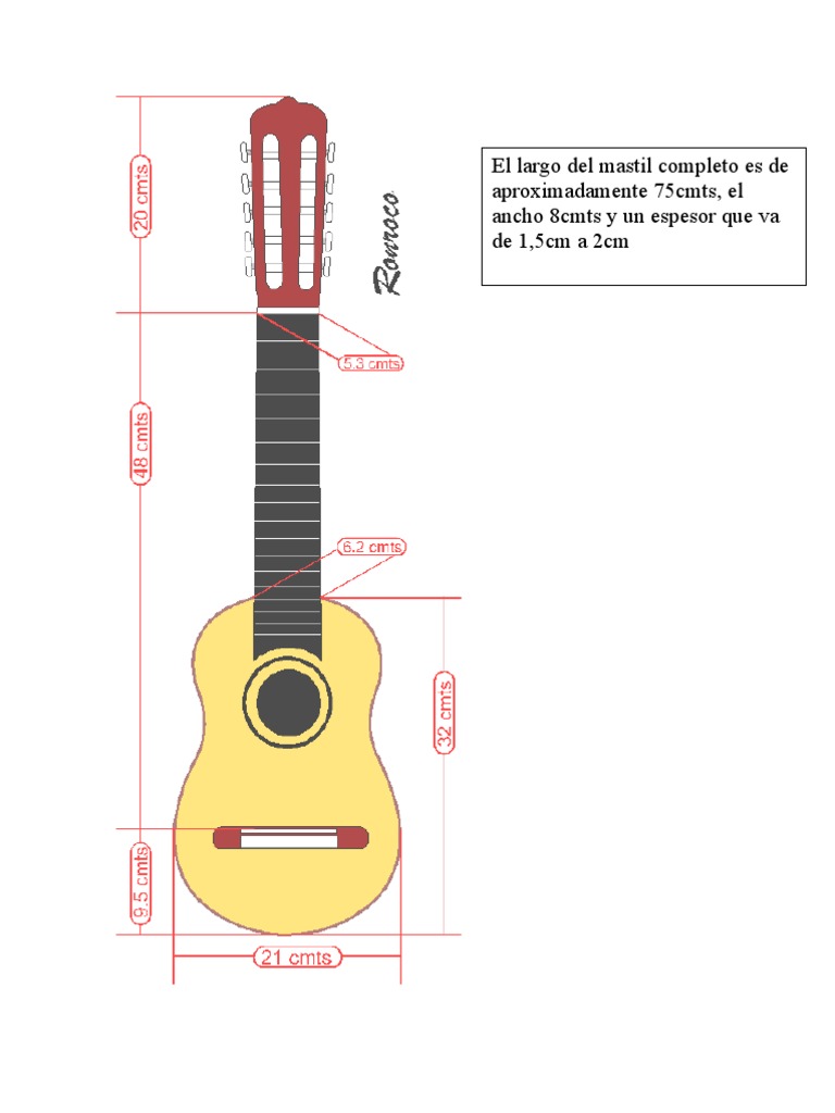 Medidas y partes del charango | PDF | Hogar, jardinería y bricolaje