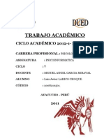 Trabajo Academico de Psicoinformatica