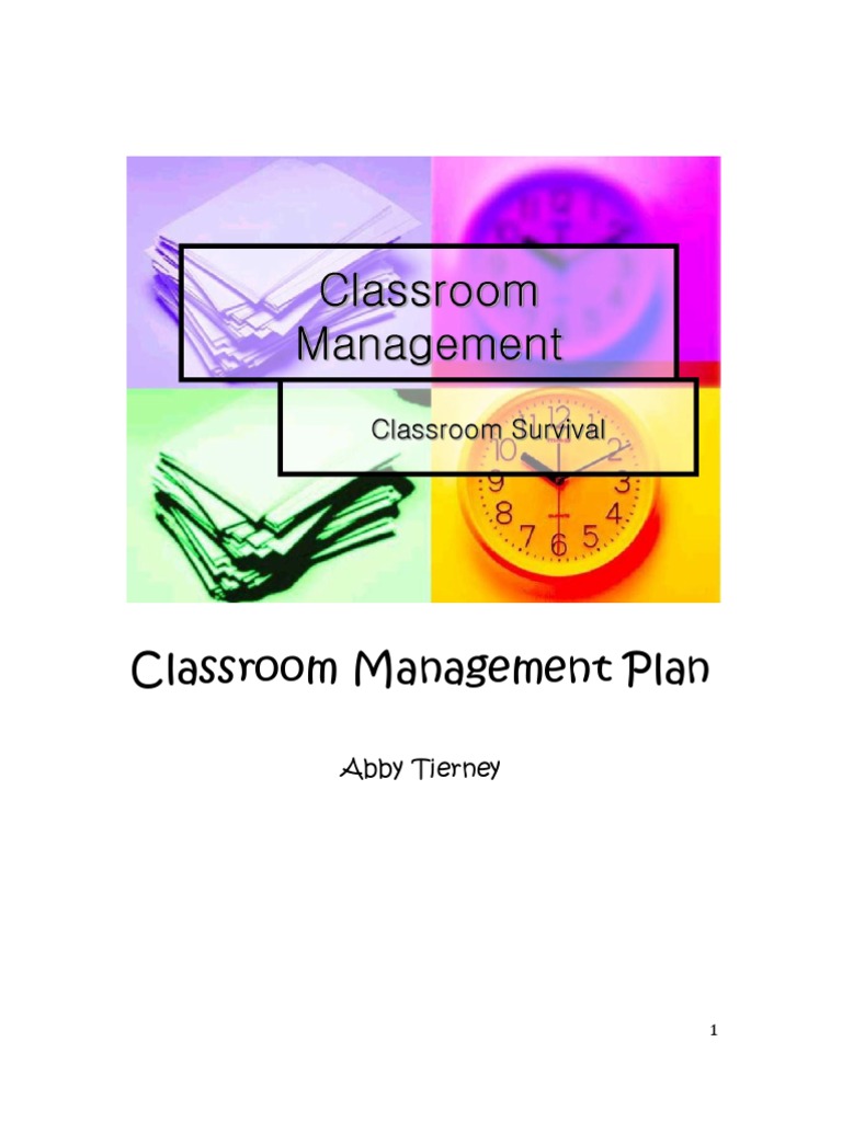 Classroom Management Plan 3 | PDF | Career & Growth