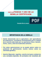 Importancia y Uso Semilla Certificada