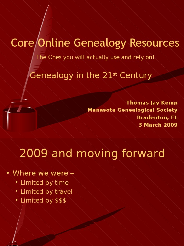Core Online Genealogy Resources The Ones You Will Actually Use And