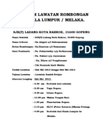 Program Lawatan Rombongan Ke Kuala 2012