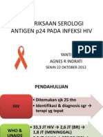 Pemeriksaan Serologi Antigen p24 Pada Infeksi Hiv