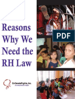 Reasons Why We Need the RH Law - EnGendeRights Aug 2010