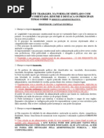 Direito Administrativo- Simulado de Direito Administrativo Com Gabarito Comentado Para o Concurso Da Policia Civil e Do Cfo