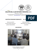 Boletín Rotario del 22 de enero de 2013
