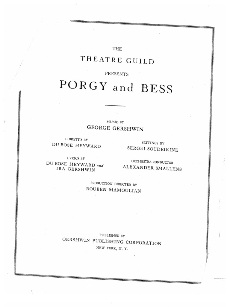 洋書 Porgy and Bess Vocal Score s-l400.jpg