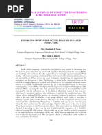 Enforcing Multi-user Access Policies in Cloud Computing