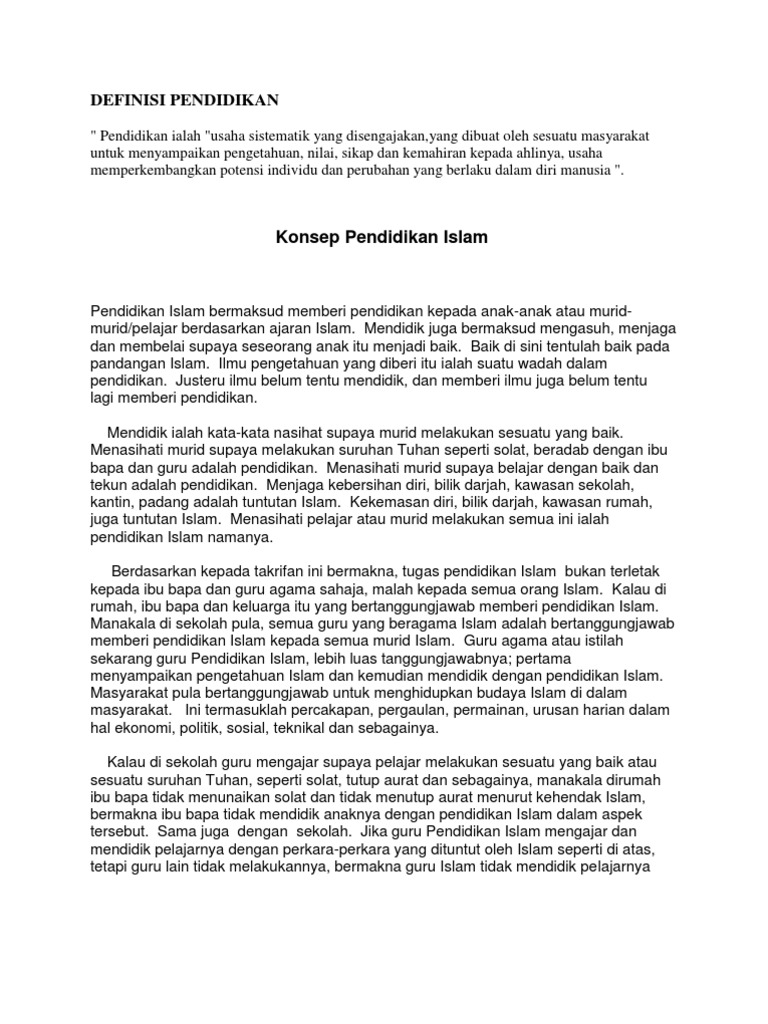 Definisi Pendidikan Pdf