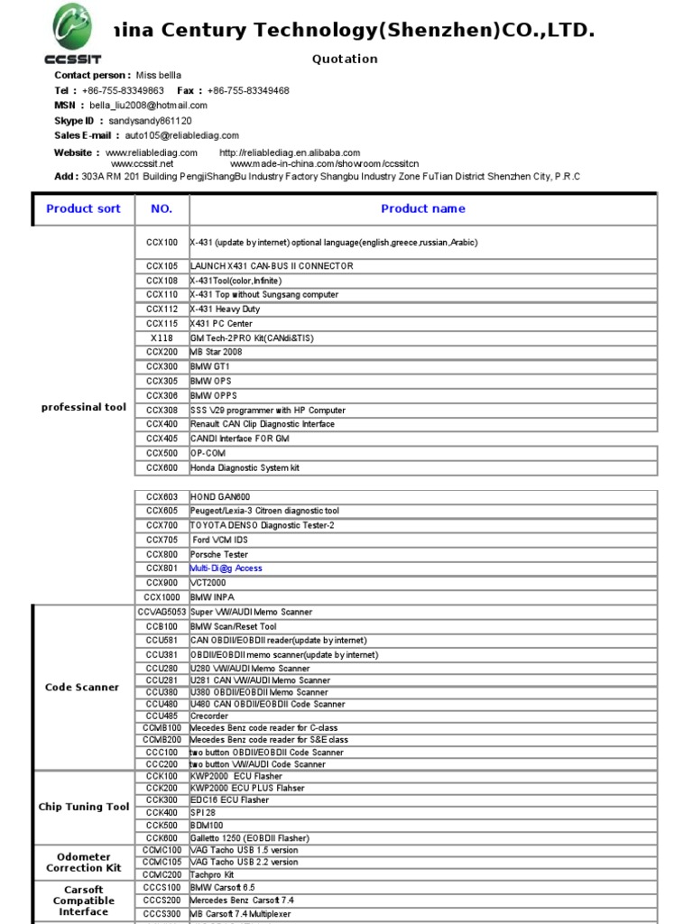 Car Diagnostic Tool Pdf Transport Economics Car