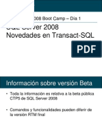 102 - SQL 2008 - Transact-SQL News ES