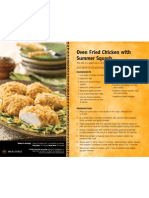 Oven Fried Chicken Summer Squash